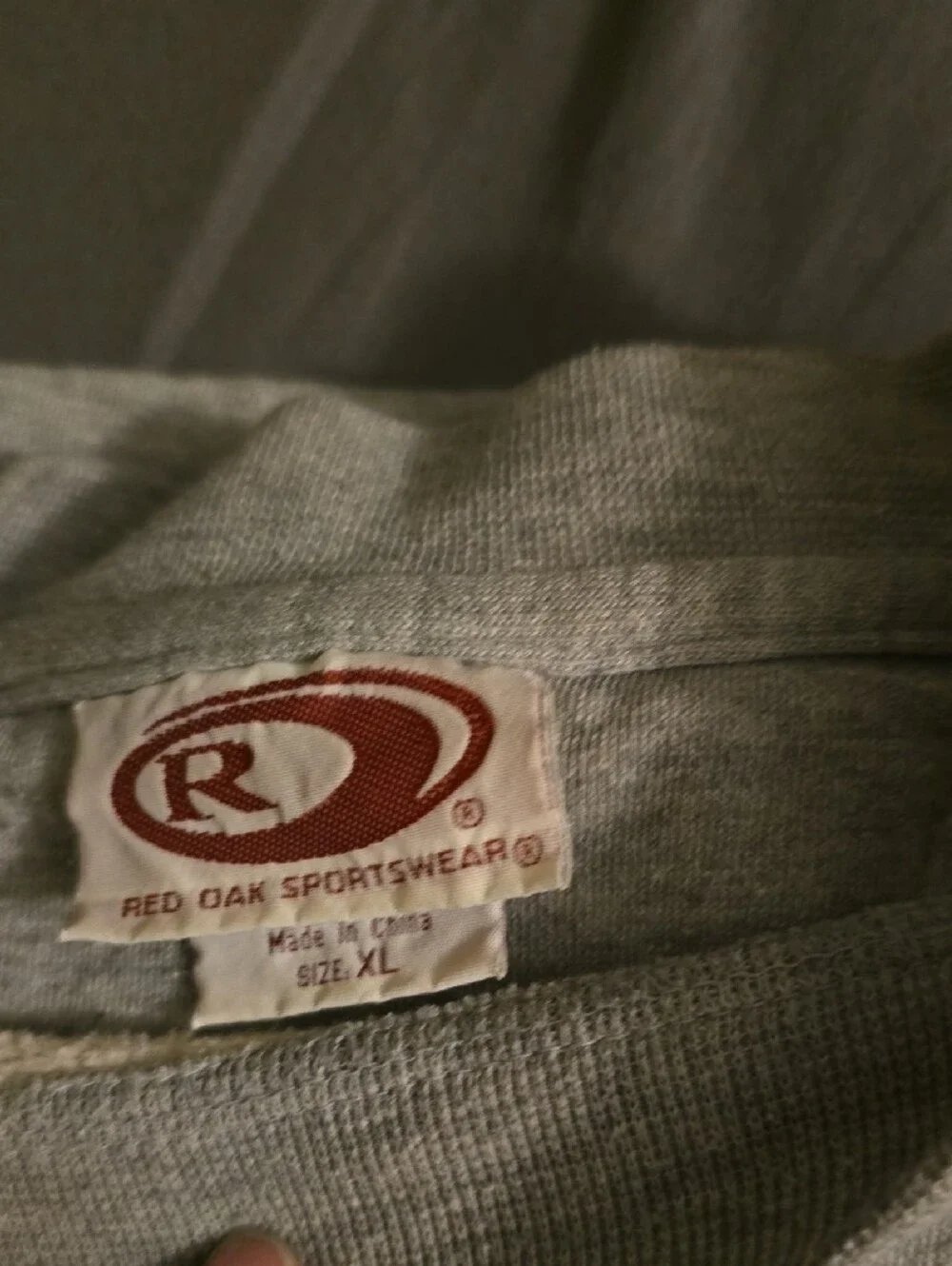 Gray Crewneck Sweatshirt with Orange Tennessee Embroidery